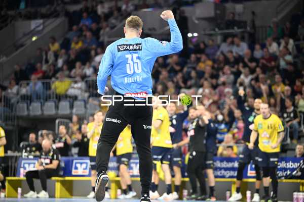 Handball I Herren I Saison 2022-2023 I Liqui Moly Handballbundesliga I 9. Spieltag I Rhein-Neckar Löwen - TSV Hannover-Burgdorf I 30.10.2022 Jubel von Joel Birlehm (#35, Rhein-Neckar Löwen)
Ort: Mannheim, Germany
Datum: 30.10.2022 - David Späth