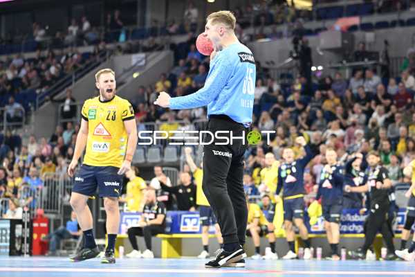Handball I Herren I Saison 2022-2023 I Liqui Moly Handballbundesliga I 9. Spieltag I Rhein-Neckar Löwen - TSV Hannover-Burgdorf I 30.10.2022 Jubel von Joel Birlehm (#35, Rhein-Neckar Löwen)
Ort: Mannheim, Germany
Datum: 30.10.2022