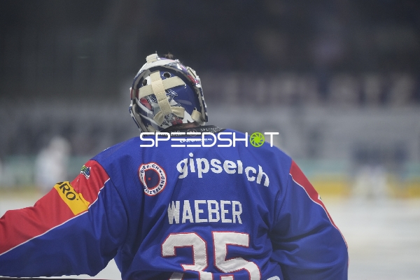 Ludovic Waeber (35; EHC Kloten) im Tor