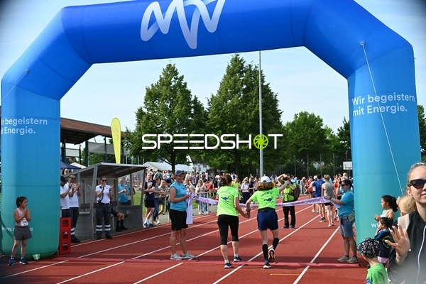 Zieleinlauf beim Sommerlauf