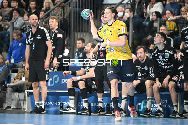 Handball I Herren I Saison 2022-2023 I Liqui Moly Handballbundesliga I 13. Spieltag I HC Erlangen - Rhein-Neckar Löwen I 19.11.2022 Juri Knorr (10, Rhein-Neckar Löwen)
Ort: Nürnberg, Germany
Datum: 19.11.2022 - Juri Knorr, Nikolai Link