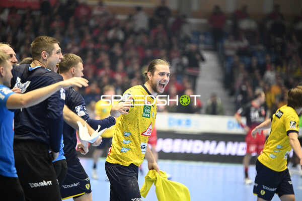 Handball I Herren I Saison 2022-2023 I DHB-Pokal I Achtelfinale I MT Melsungen - Rhein-Neckar Löwen I 21.12.2022 Jubel von Olle Forsell Schefvert (25, Rhein-Neckar Löwen)
Ort: Kassel, Germany
Datum: 21.12.2022 - Jubel von Olle Forsell Schefvert, Olle Forsell Schefvert