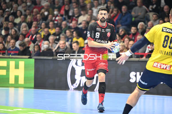 Handball I Herren I Saison 2022-2023 I DHB-Pokal I Achtelfinale I MT Melsungen - Rhein-Neckar Löwen I 21.12.2022 Augustin Casado (#8, MT Melsungen)
Ort: Kassel, Germany
Datum: 21.12.2022