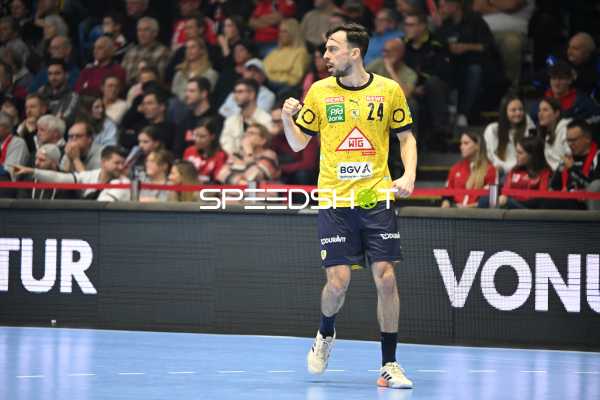 Handball I Herren I Saison 2022-2023 I DHB-Pokal I Achtelfinale I MT Melsungen - Rhein-Neckar Löwen I 21.12.2022 Jubel von Patrick Groetzki (24, Rhein-Neckar Löwen)
Ort: Kassel, Germany
Datum: 21.12.2022 - Jubel von Patrick Groetzki, Patrick Groetzki