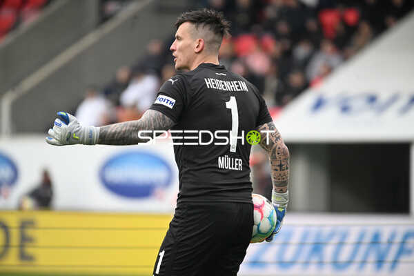 Fußball I Herren I Saison 2022-2023 I 2. Bundesliga I 18. Spieltag I 1. FC Heidenheim 1846 - F.C. Hansa Rostock I 28.01.2023