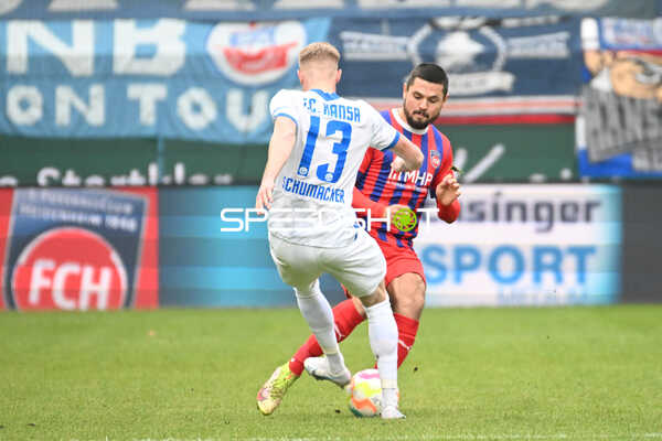 Fußball I Herren I Saison 2022-2023 I 2. Bundesliga I 18. Spieltag I 1. FC Heidenheim 1846 - F.C. Hansa Rostock I 28.01.2023