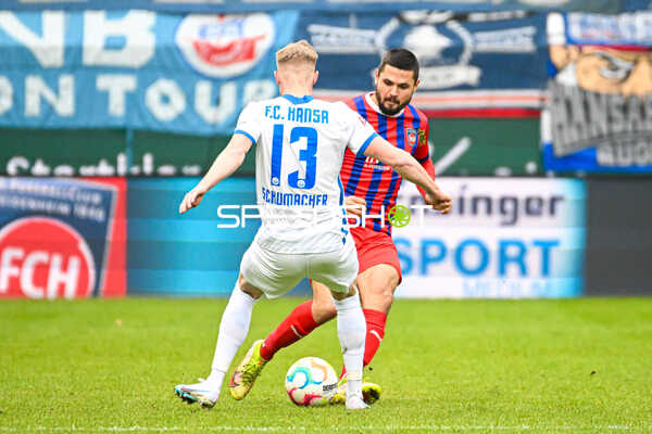 Fußball I Herren I Saison 2022-2023 I 2. Bundesliga I 18. Spieltag I 1. FC Heidenheim 1846 - F.C. Hansa Rostock I 28.01.2023