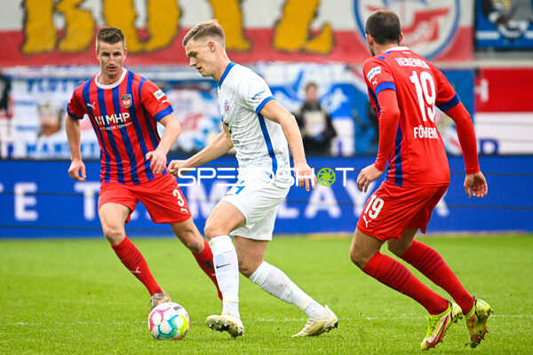 Fußball I Herren I Saison 2022-2023 I 2. Bundesliga I 18. Spieltag I 1. FC Heidenheim 1846 - F.C. Hansa Rostock I 28.01.2023