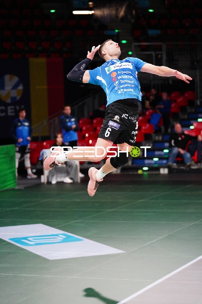 Volleyball Spielszene