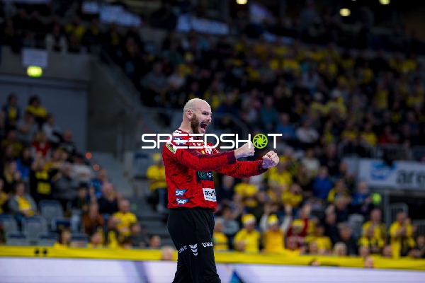 Mike Jensen (20; Rhein Neckar Löwen) in Aktion