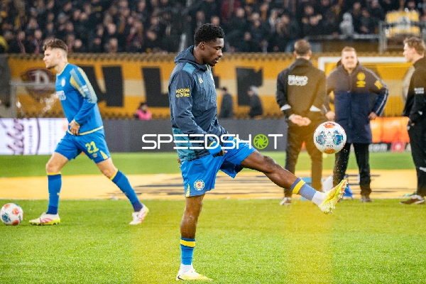 Spieler beim Aufwärmen