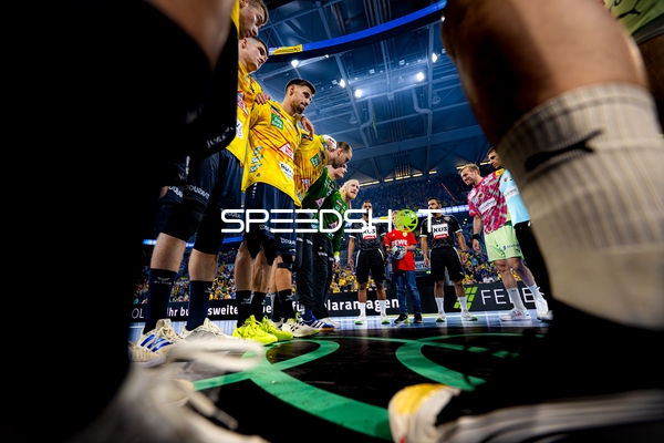 Spieler vor Spielbeginn