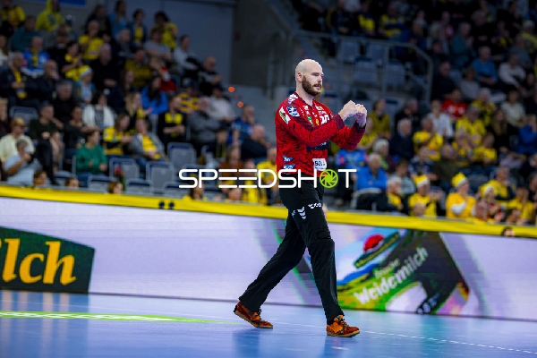 Mike Jensen (20; Rhein Neckar Löwen) in Aktion