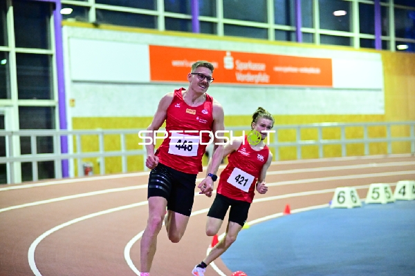 Läufer auf der Bahn