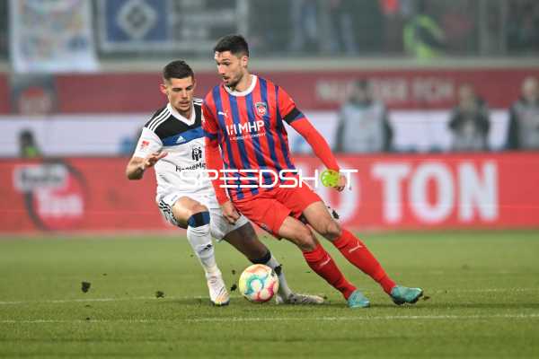 Fußball I Herren I Saison 2022-2023 I 2. Bundesliga I 20. Spieltag I 1. FC Heidenheim - Hamburger SV I 11.02.2023