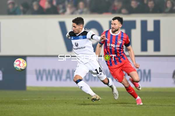 Fußball I Herren I Saison 2022-2023 I 2. Bundesliga I 20. Spieltag I 1. FC Heidenheim - Hamburger SV I 11.02.2023