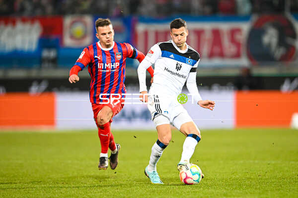 Fußball I Herren I Saison 2022-2023 I 2. Bundesliga I 20. Spieltag I 1. FC Heidenheim - Hamburger SV I 11.02.2023