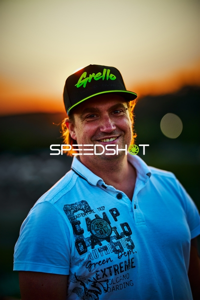 Porträt bei Sonnenuntergang