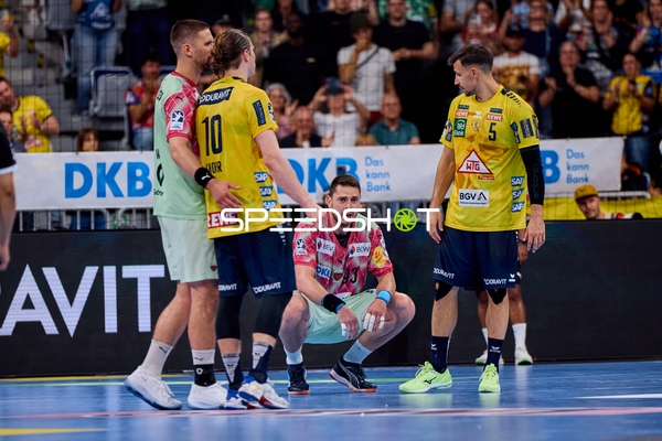 Handball-Spieler in Aktion