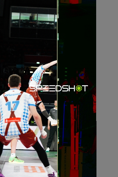 Volleyball Spielszene