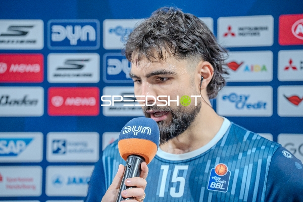 Marcel Keßen (15; MLP Academics Heidelberg) bei Interview