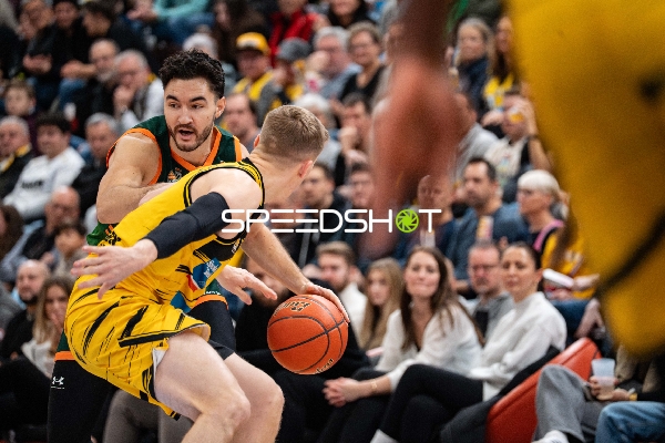 Clayton Thomas Guillozet (4; Gladiators Trier) auf dem Spielfeld