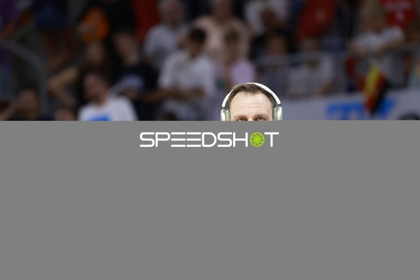 Basketballspieler auf Court