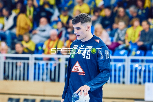 Spieler mit Ball in der Hand