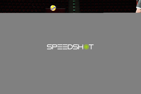 Spielszene mit Simon Gallas (24; WWK Volleys Herrsching)