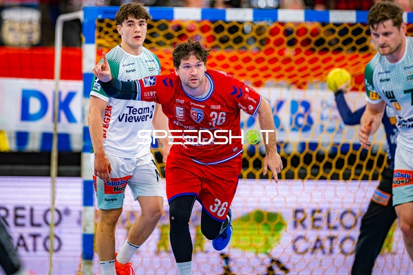 Torjubel Jonathan Fischer (36;SG BBM Bietigheim)