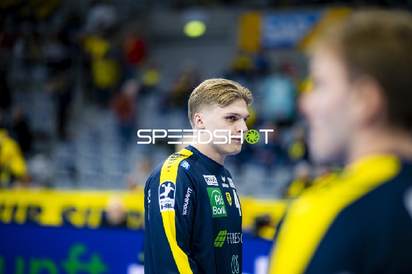 Mathias Larson (4; Rhein Neckar Löwen) im Fokus