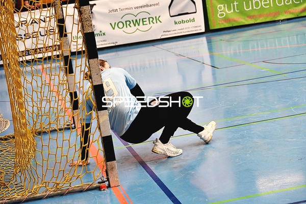 Spielerin im Torbereich