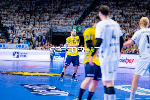 Handball I Herren I Saison 2024-2025 I DHB-Pokal I Halbfinale I Rhein-Neckar Löwen - THW Kiel I 12.04.2025