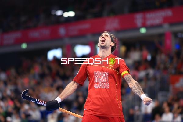 Cesar CURIEL (7; Spanien) jubelt im SNP Dome