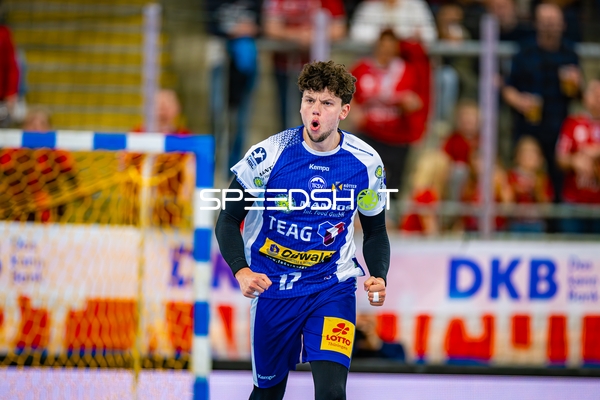 Marko Grgic (17, ThSV Eisenach) jubelt vor Tor