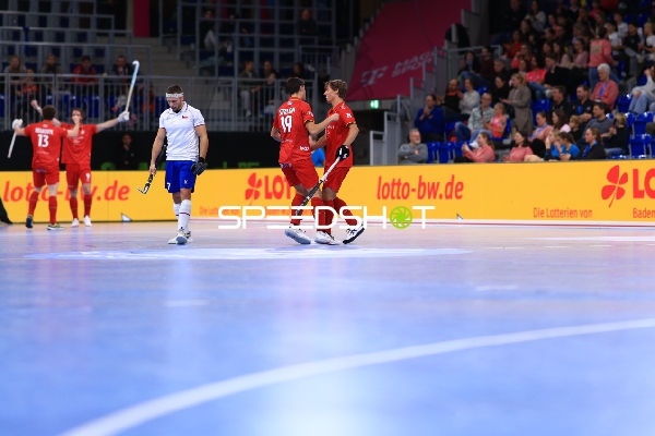 Tom STASSIN (19; Belgien) und Thomas JOYE (24; Belgien) feiern