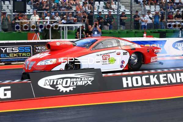 Rennwagen auf der Viertelmeile