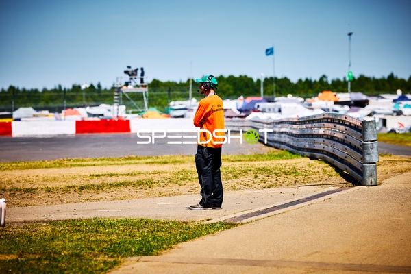 Streckenposten am Nürburgring