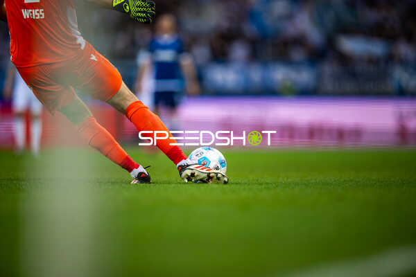 Spieler des Karlsruher SC im Passspiel
