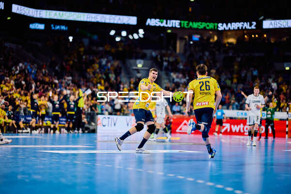 Halil Jaganjac jubelt nach erfolgreichem Spielzug