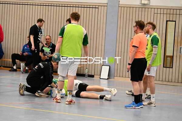 Verletzung eines Spielers auf dem Spielfeld