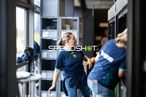 Vorbereitung im Umkleideraum