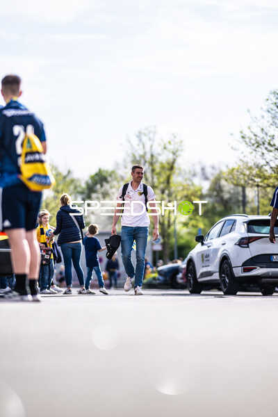 Ankunft der Spieler