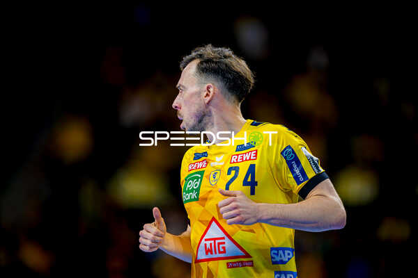 Laufen im Spiel Rhein-Neckar Löwen gegen TBV Lemgo