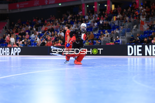 Torwart Matteo GRYSPEERDT (1; Belgien) in Aktion