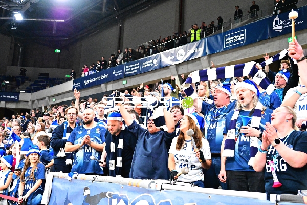 Fan-Szene in der Halle