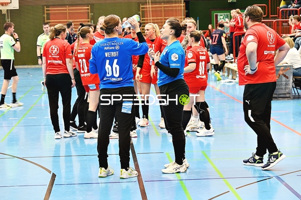 Teamgespräch der Kurpfalz Bären in der zweiten Halbzeit