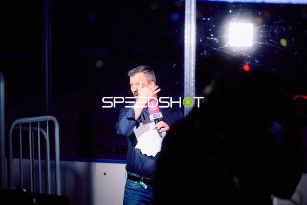 Interview während der DEL Playoffs