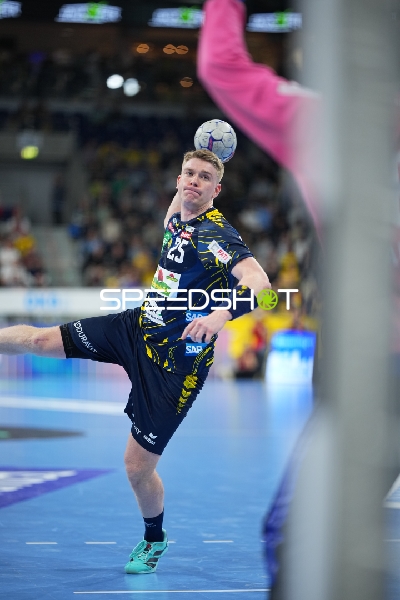 Haukur Thrastarson (25; Rhein Neckar Löwen) in Aktion