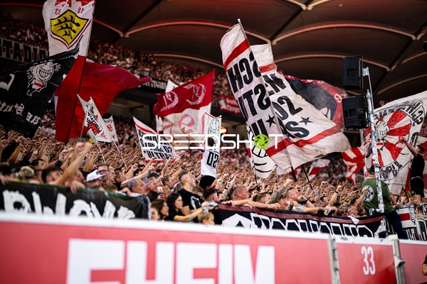 Fans feiern in Stuttgart